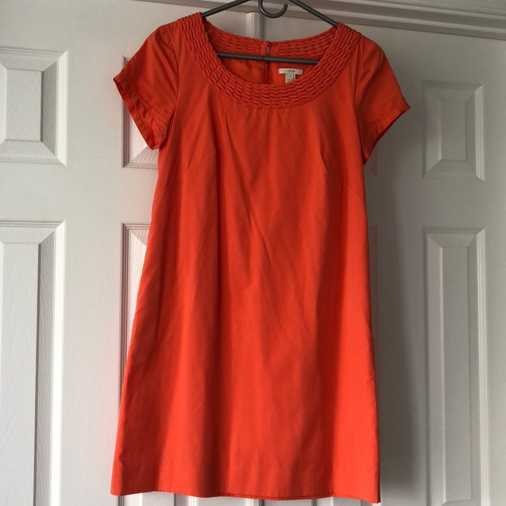 Orange J.CREW dress